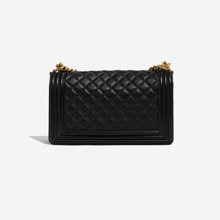 Chanel Boy OldMedium Black Back  | Sell your designer bag on Saclab.com