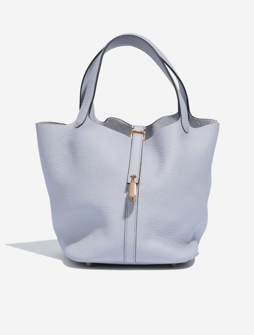 Hermès Picotin 22 BluePale Front  | Sell your designer bag on Saclab.com