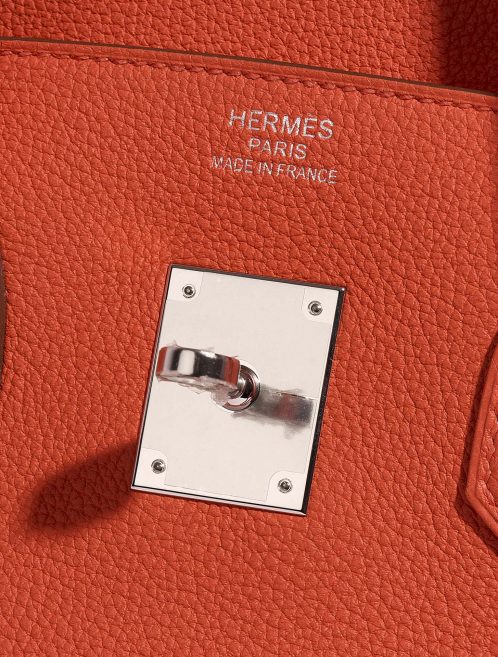 Hermès Birkin 35 Capucine Logo  | Sell your designer bag on Saclab.com