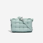 BottegaVeneta Cassette Turquoise Front  | Sell your designer bag on Saclab.com