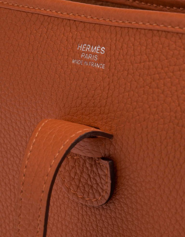 Hermès Evelyne 29 OrangeH Logo  | Sell your designer bag on Saclab.com