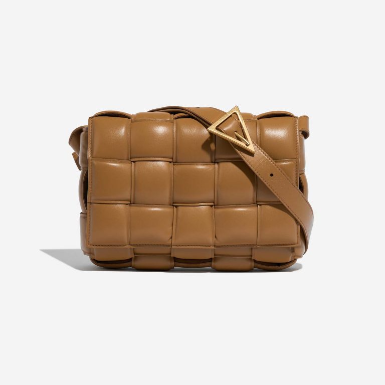 BottegaVeneta Cassette OneSize Caramel Front  | Sell your designer bag on Saclab.com