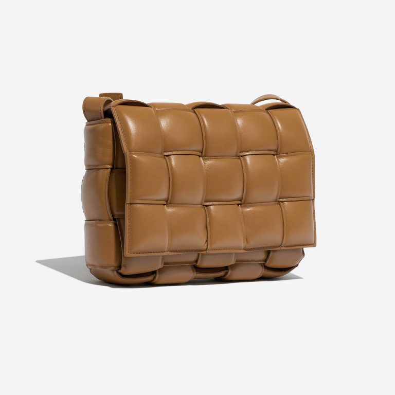 BottegaVeneta Cassette OneSize Caramel Side Front  | Sell your designer bag on Saclab.com