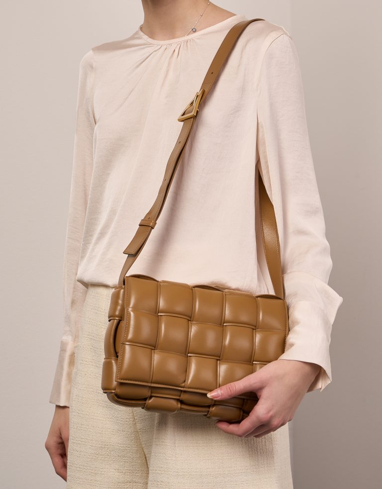 BottegaVeneta Cassette OneSize Caramel Front  | Sell your designer bag on Saclab.com
