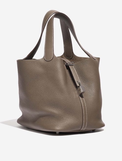 Hermès Picotin 22 Etoupe Side Front  | Sell your designer bag on Saclab.com