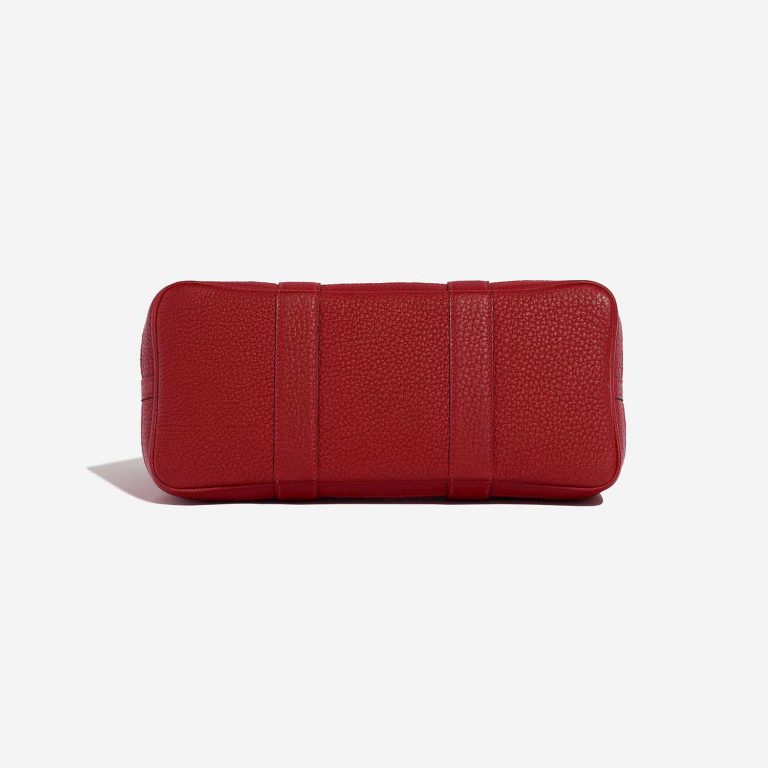 Hermès GardenParty 30 RougePiment Bottom  | Sell your designer bag on Saclab.com