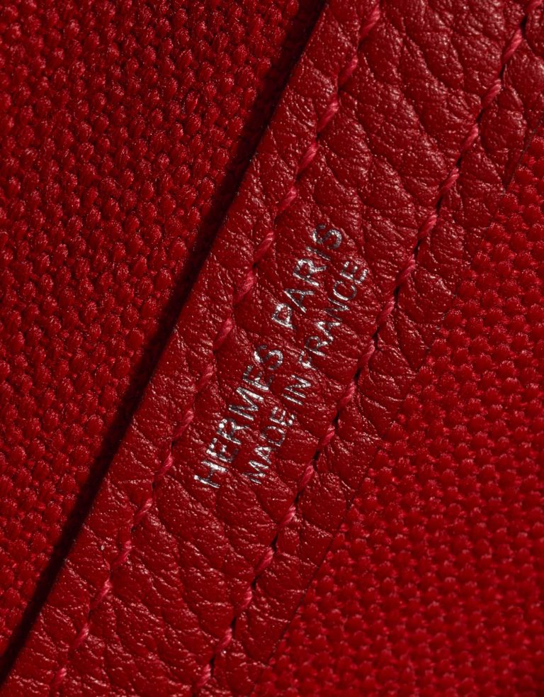 Hermès GardenParty 30 RougePiment Logo  | Sell your designer bag on Saclab.com