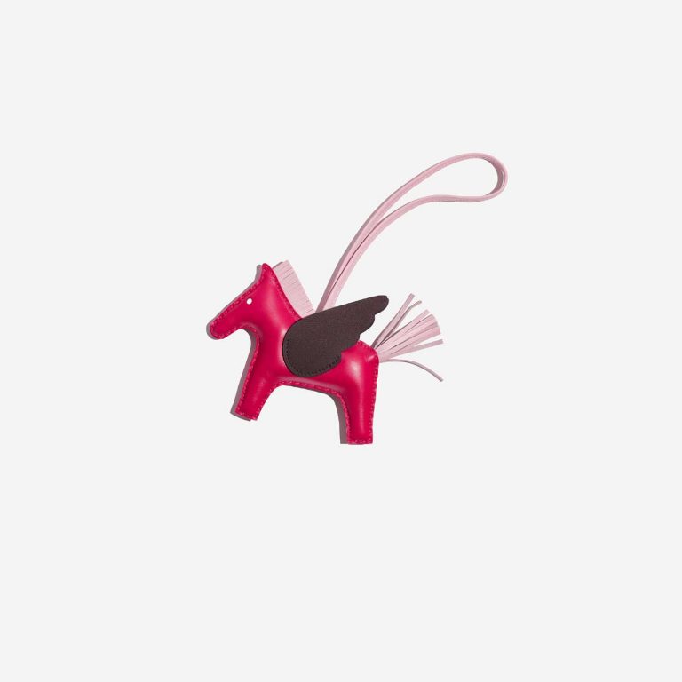 Hermès RodeoPegasus MM Framboise-RoseSakura-RougeSellier Front  | Sell your designer bag on Saclab.com