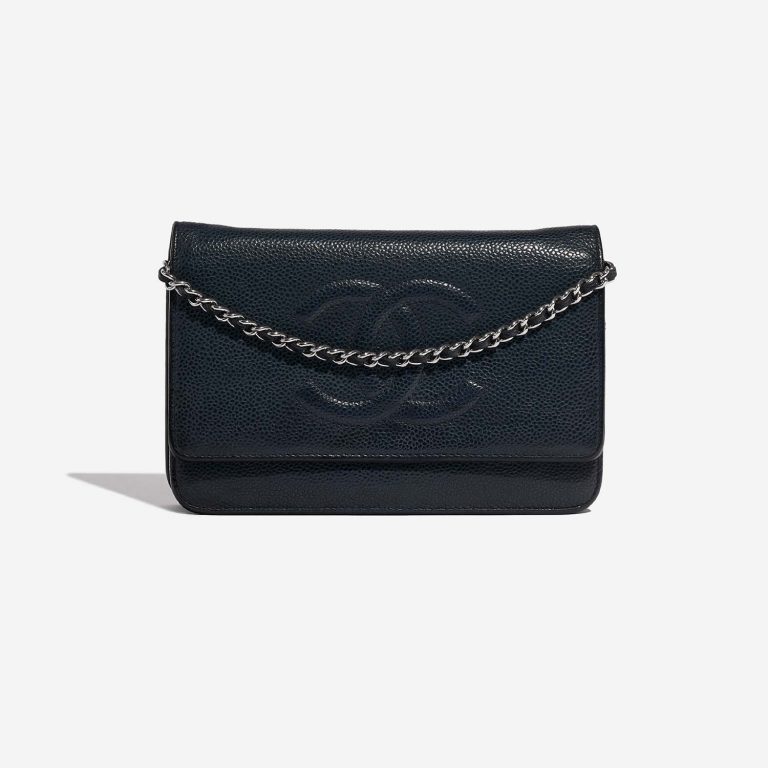 Chanel WOC OneSize DarkBlue Front  | Sell your designer bag on Saclab.com