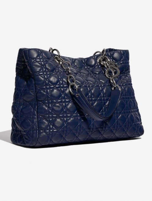Dior ShoppingTote Blue Side Front  | Sell your designer bag on Saclab.com
