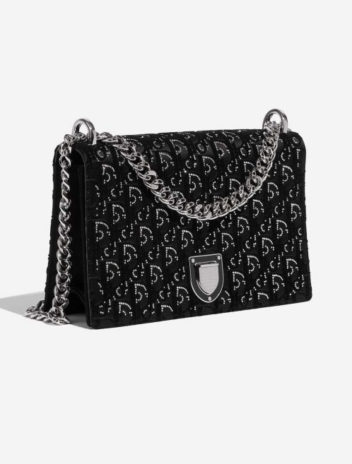 Dior Diorama Medium Black Side Front  | Sell your designer bag on Saclab.com