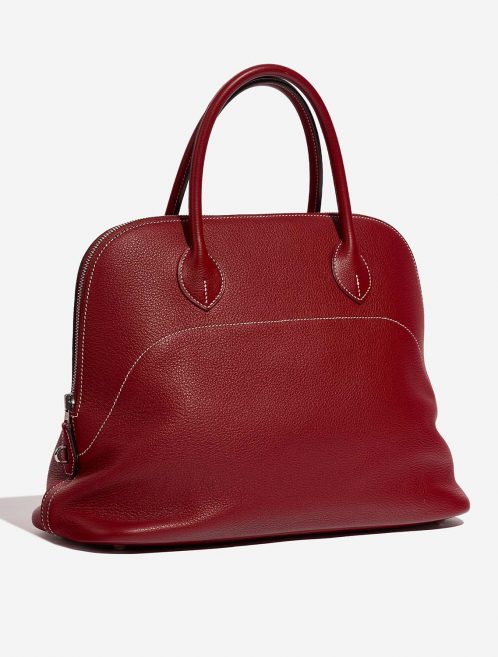 Hermès Bolide 35 RougeGrenat Side Front  | Sell your designer bag on Saclab.com