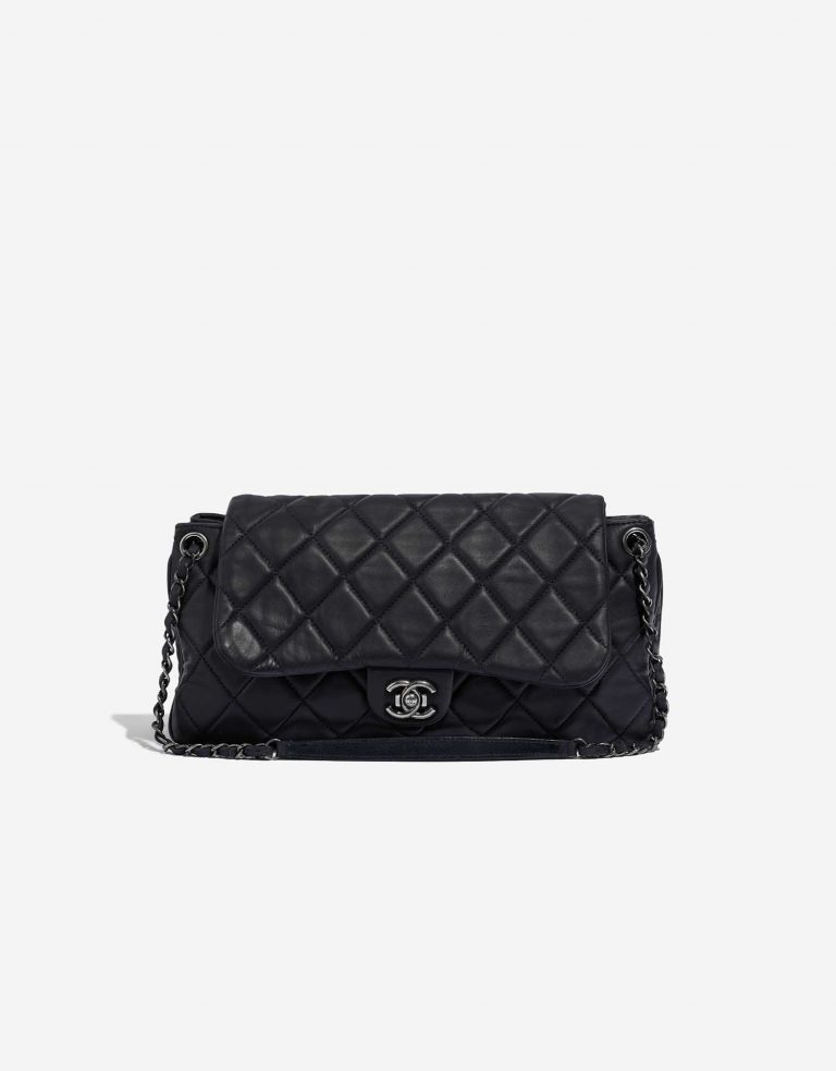Chanel Timeless Jumbo DarkBlue Front  | Sell your designer bag on Saclab.com