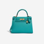 Hermès Kelly 28 BleuPaon Front  | Sell your designer bag on Saclab.com