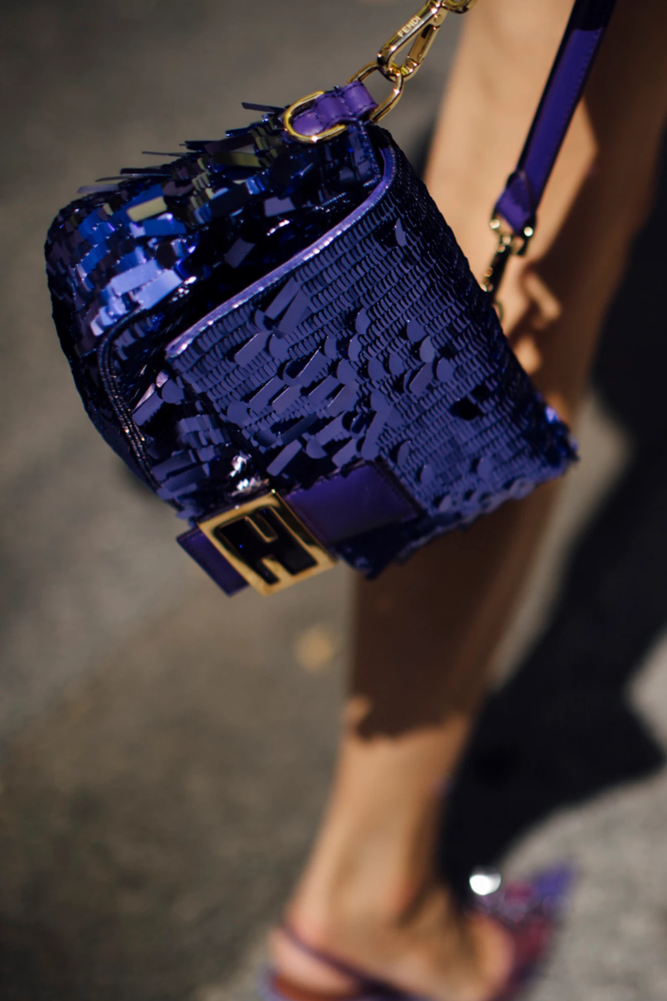 Fendi Baguette bag with sequins
