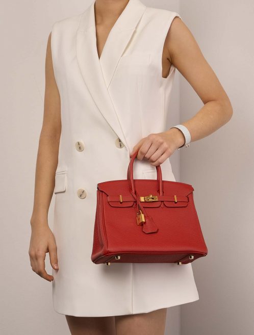 Hermès Birkin 25 RougeVermillion 1M | Sell your designer bag on Saclab.com