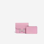 Hermès Constance SlimWallet MauveSilvestre Front  | Sell your designer bag on Saclab.com
