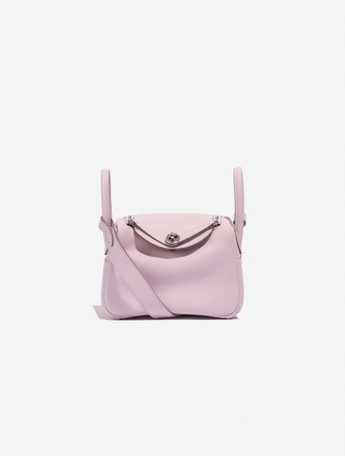 Hermès Lindy 20Mini MauvePale-Gold Front  | Sell your designer bag on Saclab.com