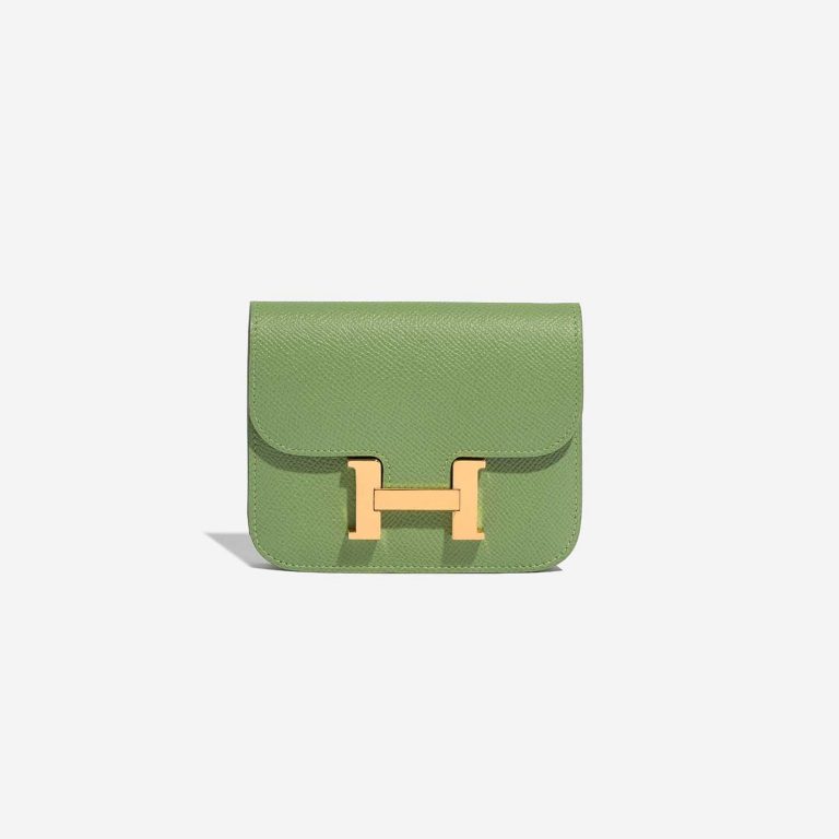 Hermès Constance SlimWallet VertCriquet 1F S | Sell your designer bag on Saclab.com