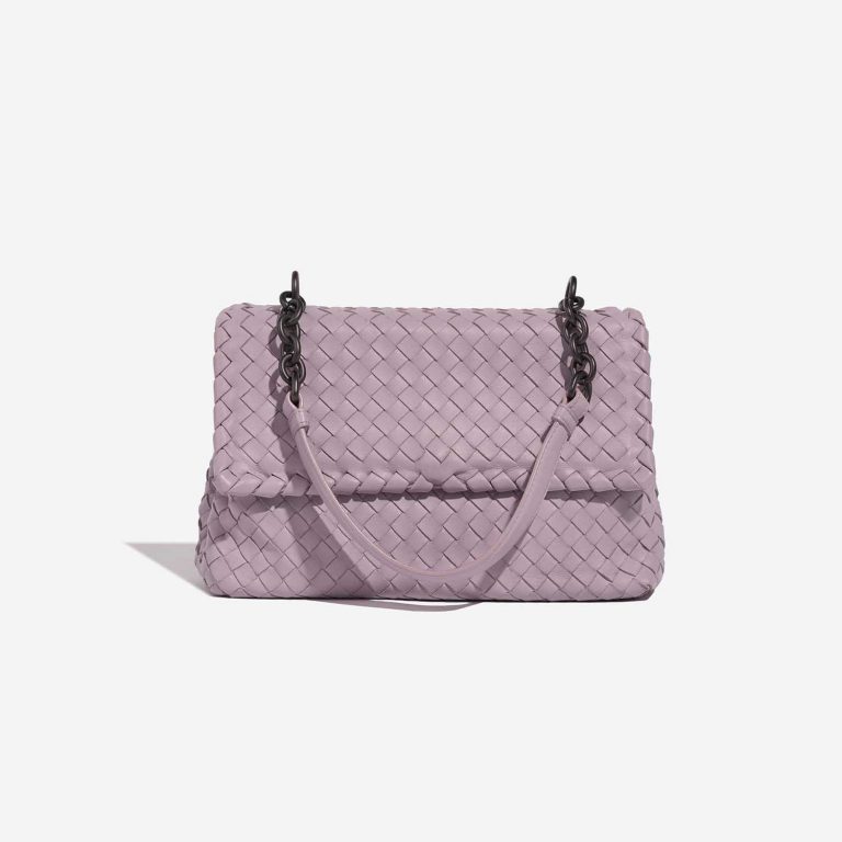 BottegaVeneta Olimpia Lilac Front  | Sell your designer bag on Saclab.com