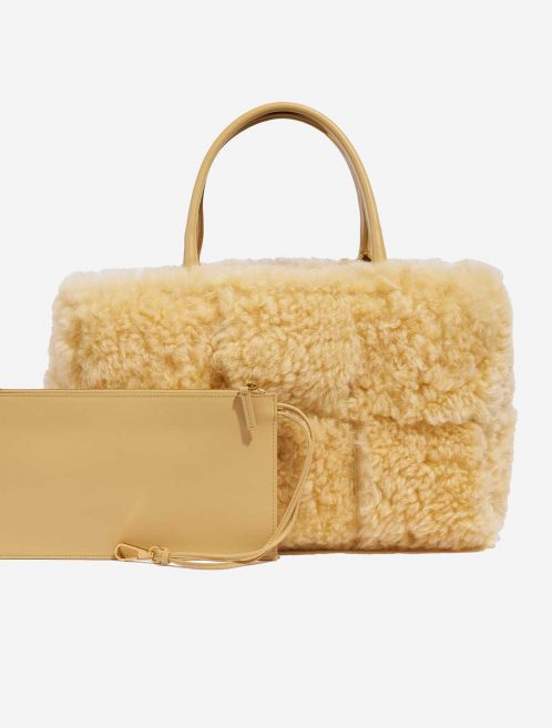 BottegaVeneta Tote Medium TeddyGold Front  | Sell your designer bag on Saclab.com