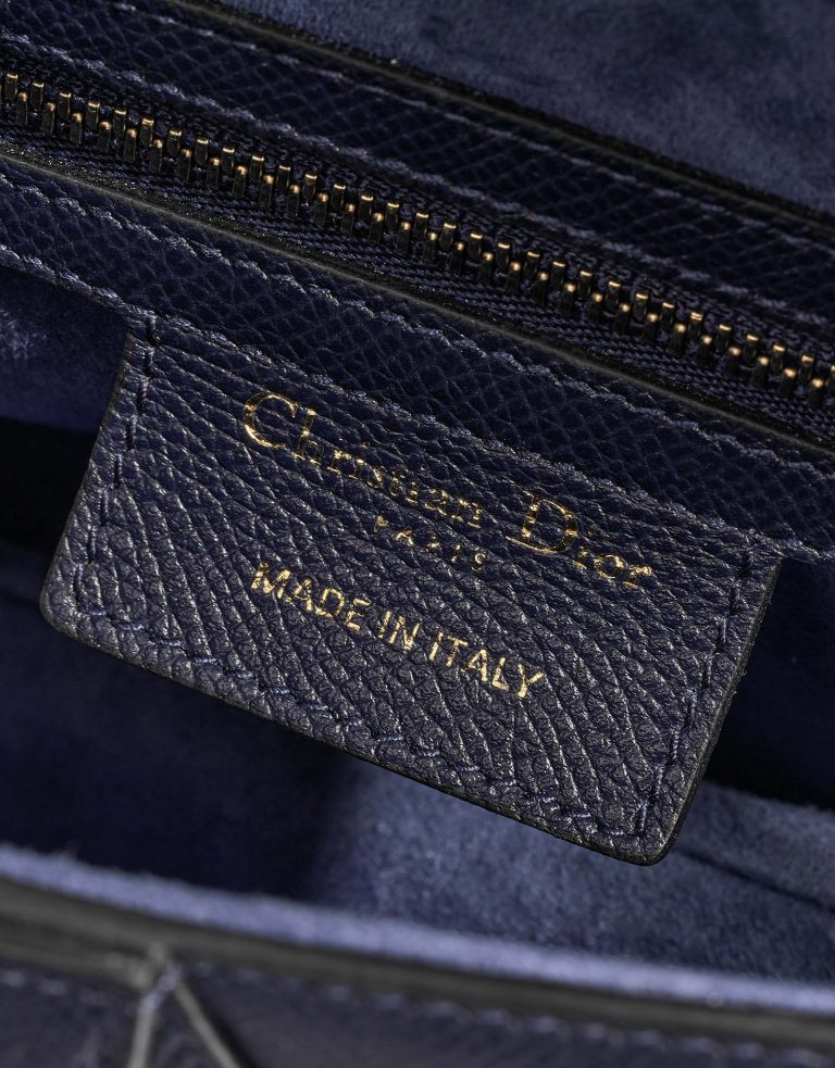 Dior Saddle Medium DarkBlue Logo  | Sell your designer bag on Saclab.com