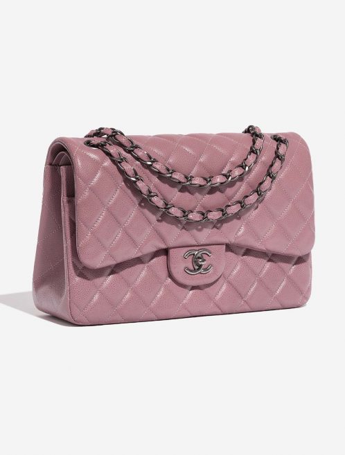 Chanel Timeless Jumbo Lavender Side Front  | Sell your designer bag on Saclab.com