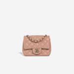 Chanel Timeless MiniSquare BeigeRose Front  | Sell your designer bag on Saclab.com