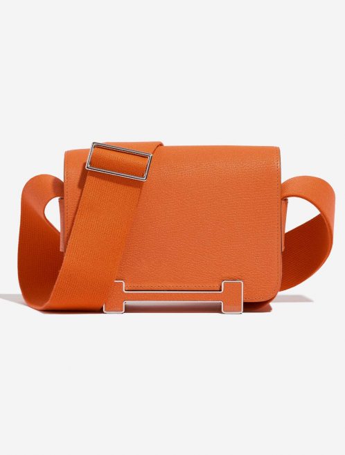 Hermès Geta Orange Front  | Sell your designer bag on Saclab.com