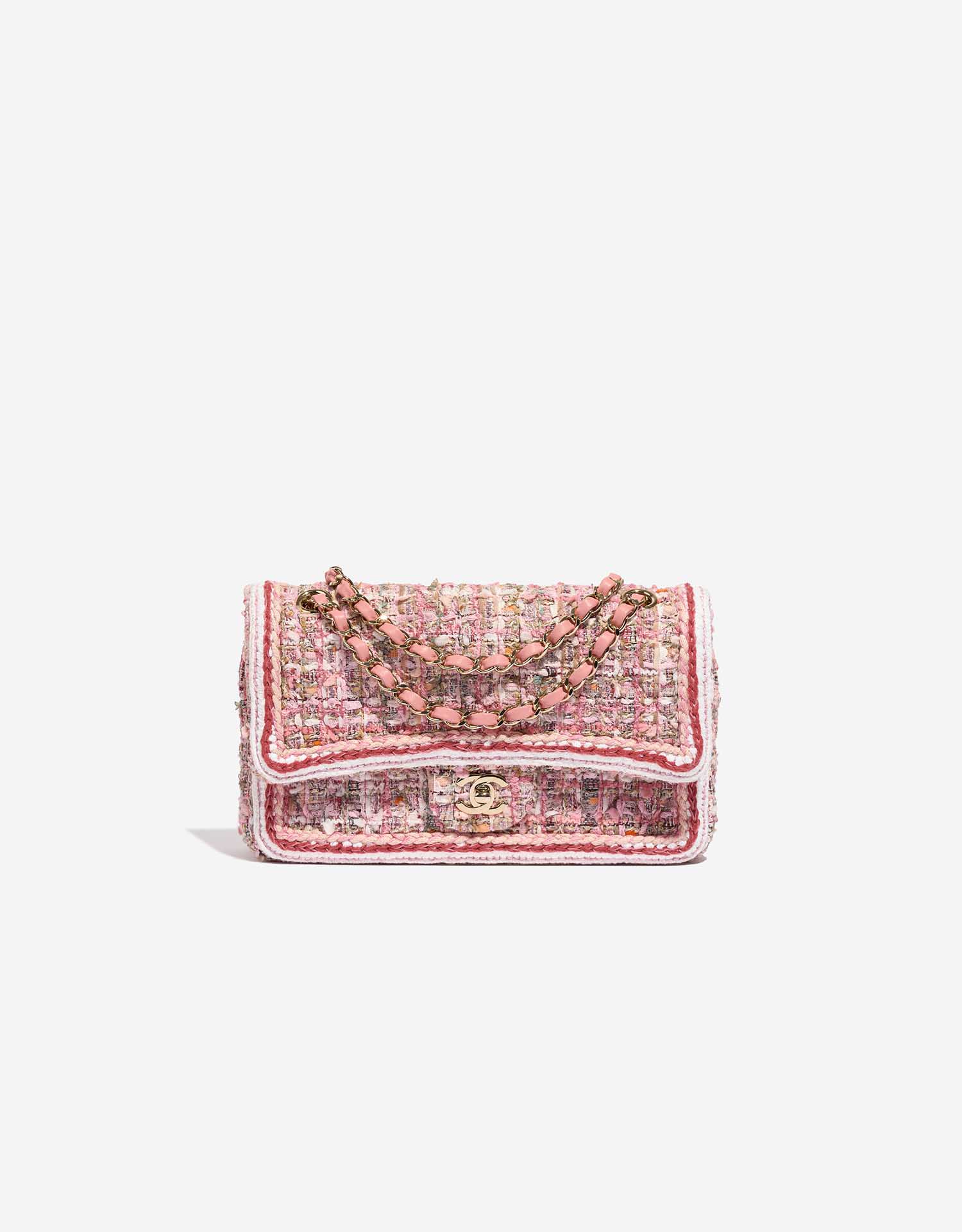 Chanel Timeless Medium Tweed Pink | SACLÀB