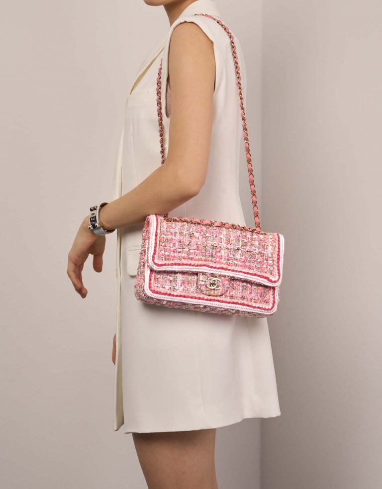 Chanel Timeless Medium Pink Front  | Sell your designer bag on Saclab.com