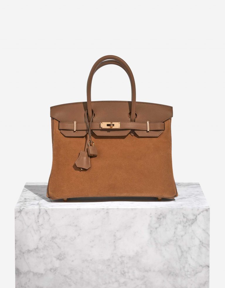 Hermès Birkin 30 Chamois-Alezan Front  | Sell your designer bag on Saclab.com