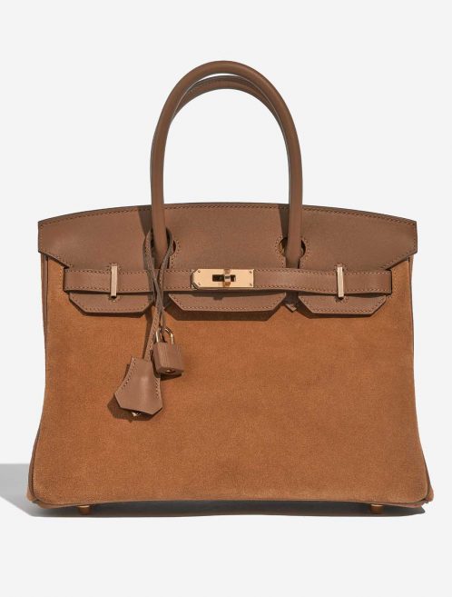 Hermès Birkin 30 Chamois-Alezan Front  | Sell your designer bag on Saclab.com