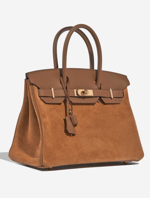 Hermès Birkin 30 Chamois-Alezan Side Front  | Sell your designer bag on Saclab.com
