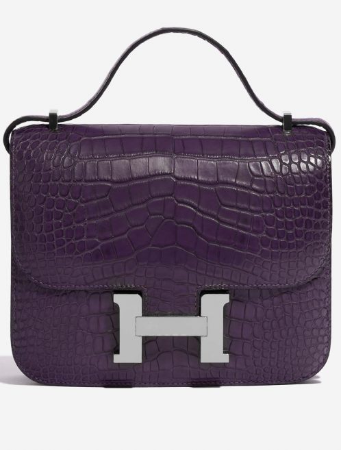 Hermès Constance 18 Amethyst Front  | Sell your designer bag on Saclab.com