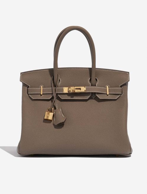 Hermès Birkin 30 Etoupe Front  | Sell your designer bag on Saclab.com