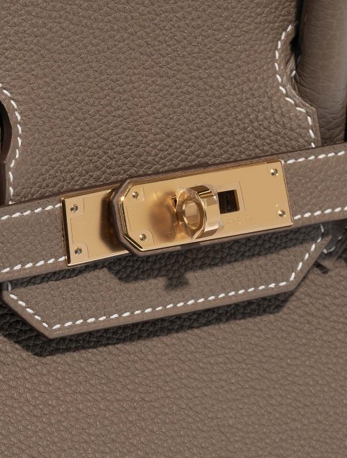 Hermès Birkin 30 Etoupe Closing System  | Sell your designer bag on Saclab.com