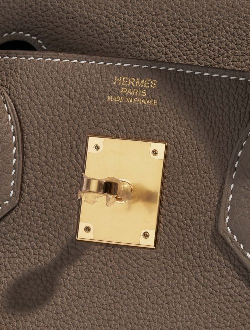Hermès Birkin 30 Etoupe Logo  | Sell your designer bag on Saclab.com