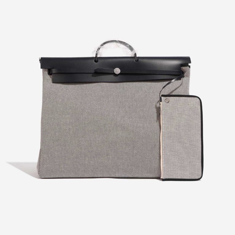 Hermès Herbag 52 Black-Ecru Front  | Sell your designer bag on Saclab.com
