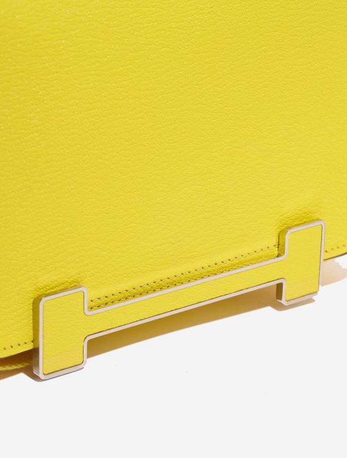 Hermès Geta OneSize JauneCitron-NewLime Closing System  | Sell your designer bag on Saclab.com