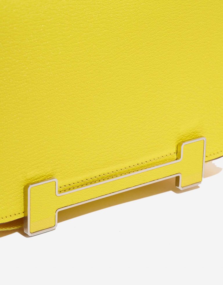 Hermès Geta OneSize JauneCitron-NewLime Closing System  | Sell your designer bag on Saclab.com
