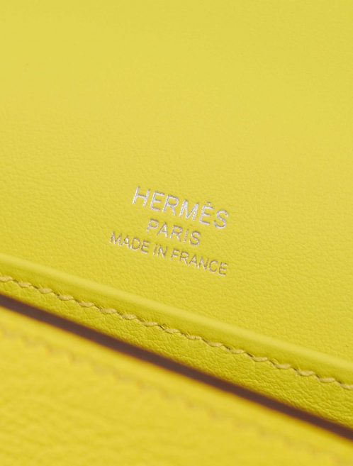 Hermès Geta OneSize JauneCitron-NewLime Logo  | Sell your designer bag on Saclab.com