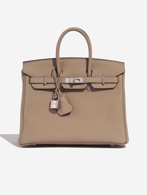 Hermès Birkin 25 Trench-Bougainvillier Front  | Sell your designer bag on Saclab.com