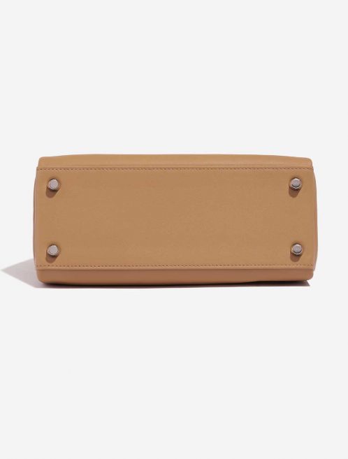 Hermès Kelly 25 Chai-Lime-BlueBrume-Cassis-Nata-MauveSylvestre Bottom  | Sell your designer bag on Saclab.com