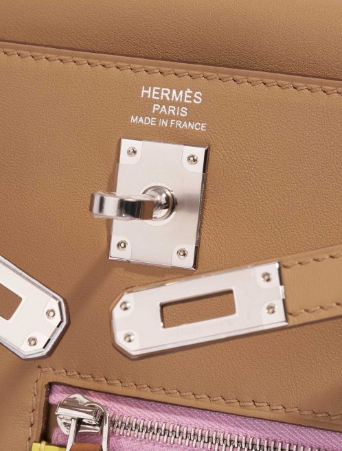 Hermès Kelly 25 Chai-Lime-BlueBrume-Cassis-Nata-MauveSylvestre Logo  | Sell your designer bag on Saclab.com