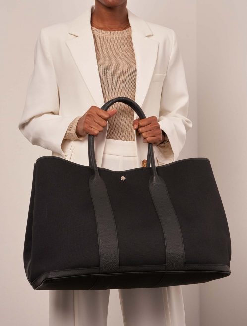 Hermès GardenParty Voyage Black Sizes Worn | Sell your designer bag on Saclab.com