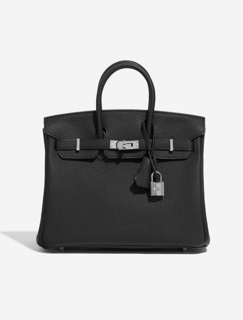 Hermès Birkin 25 Black Front  | Sell your designer bag on Saclab.com