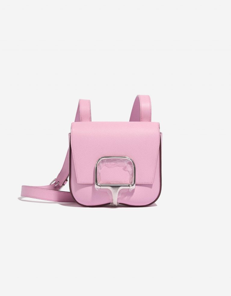 Hermès DellaCavalleria Mini MauveSylvestre Front  | Sell your designer bag on Saclab.com