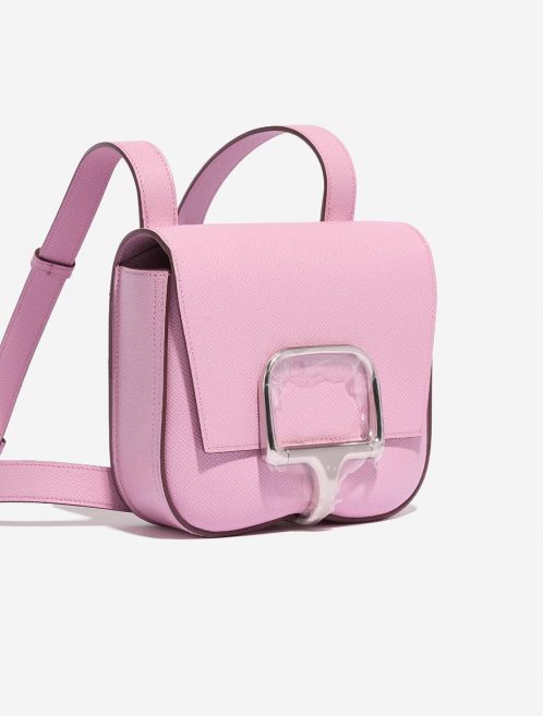 Hermès DellaCavalleria Mini MauveSylvestre Side Front  | Sell your designer bag on Saclab.com
