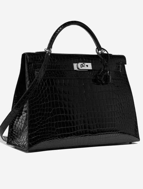 Hermès Kelly 40 Black 6SF S | Sell your designer bag on Saclab.com
